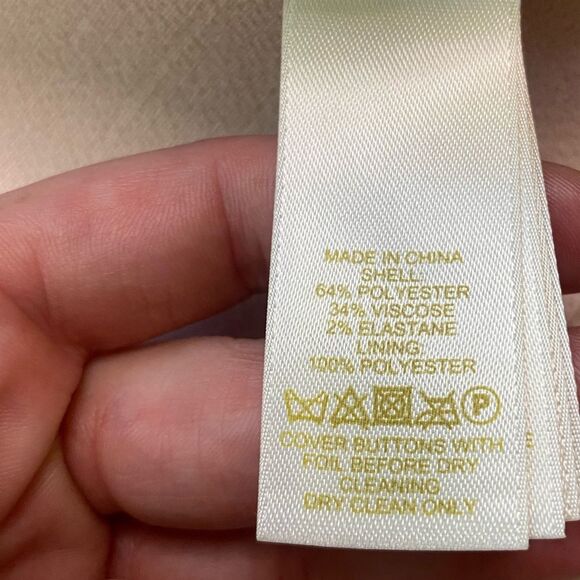 Kate Spade Pale Pink Embellished Neckline Alexandria Top - Picture 8 of 9